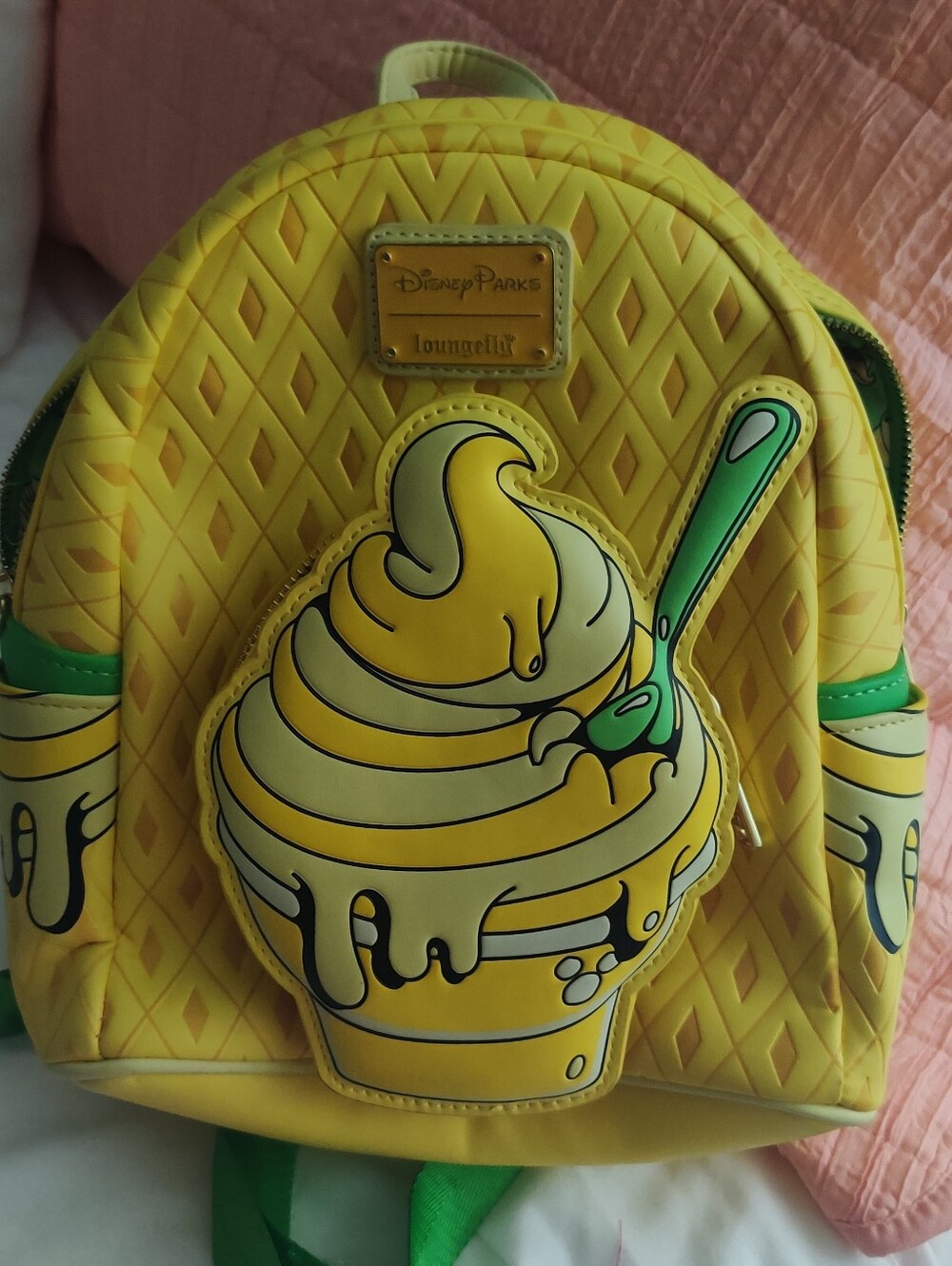 Disney Eats Pineapple Swirl Loungefly Mini Backpack Disney Dole Whip Loungefly